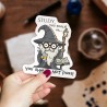 Grey Wizard Study Sticker – "You Shall Not Pass"