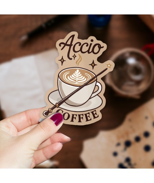 Accio Coffee Sticker – Cozy Café Magic