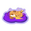 Sleepy Raichu Sticker