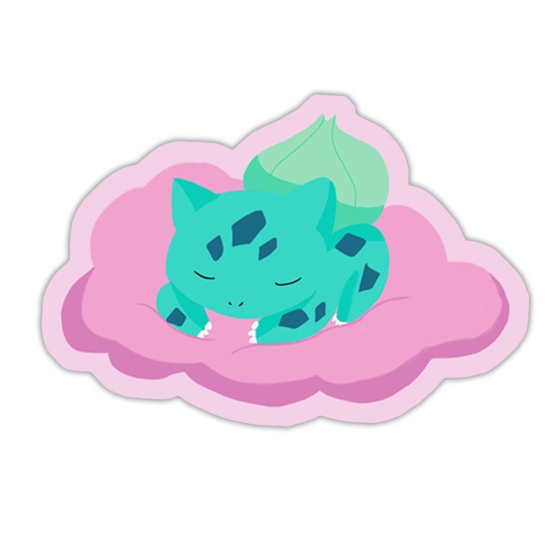 Sleepy Bulbasaur Sticker