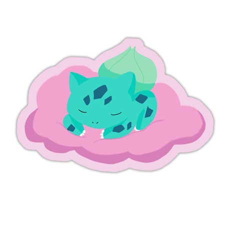 Sleepy Bulbasaur Sticker