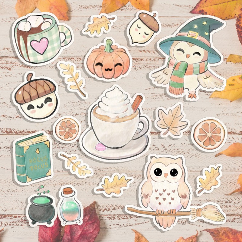 Magical Autumn Sticker Set