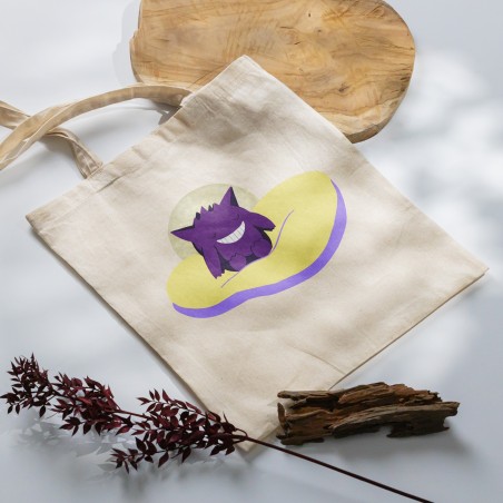 Sleepy Gengar Totebag