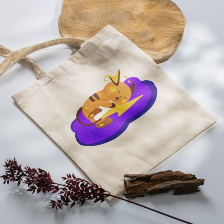 Sleepy Raichu Totebag