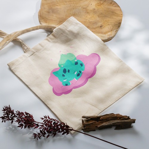 Sleepy Bulbasaur Totebag